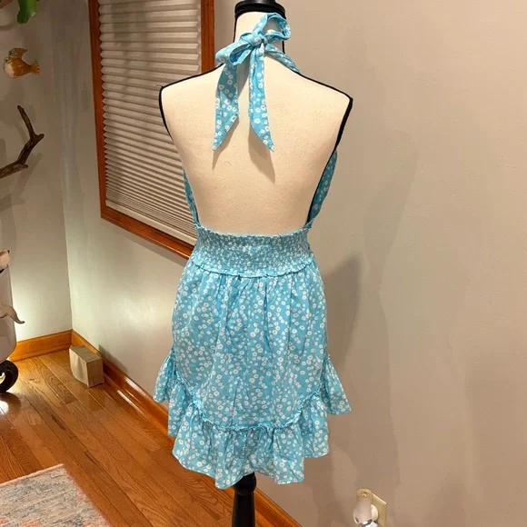 Aerie Halter Mini Dress - Picture 4 of 7